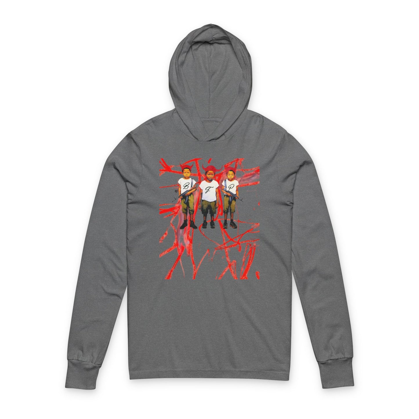 Red splatter Hoodie
