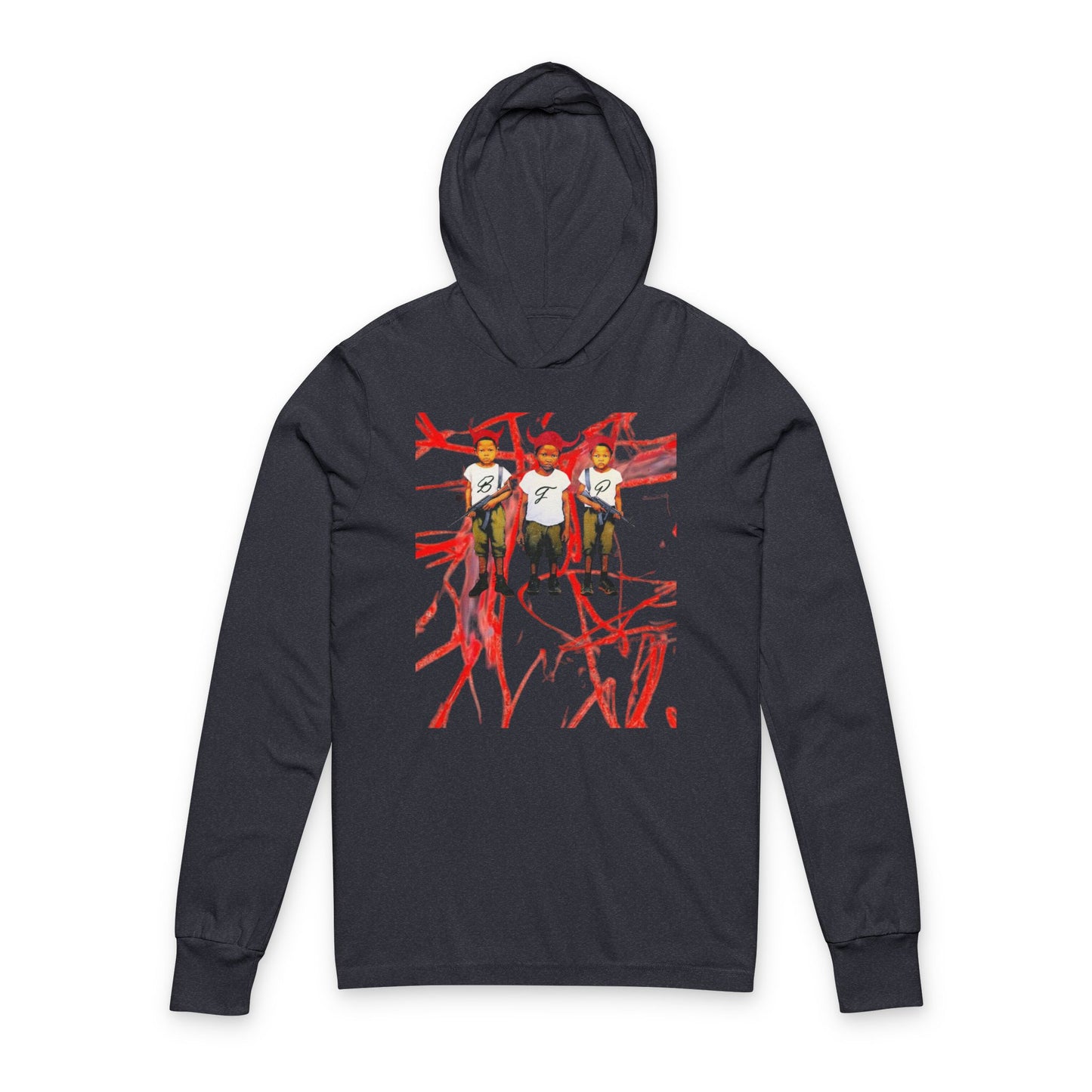 Red splatter Hoodie