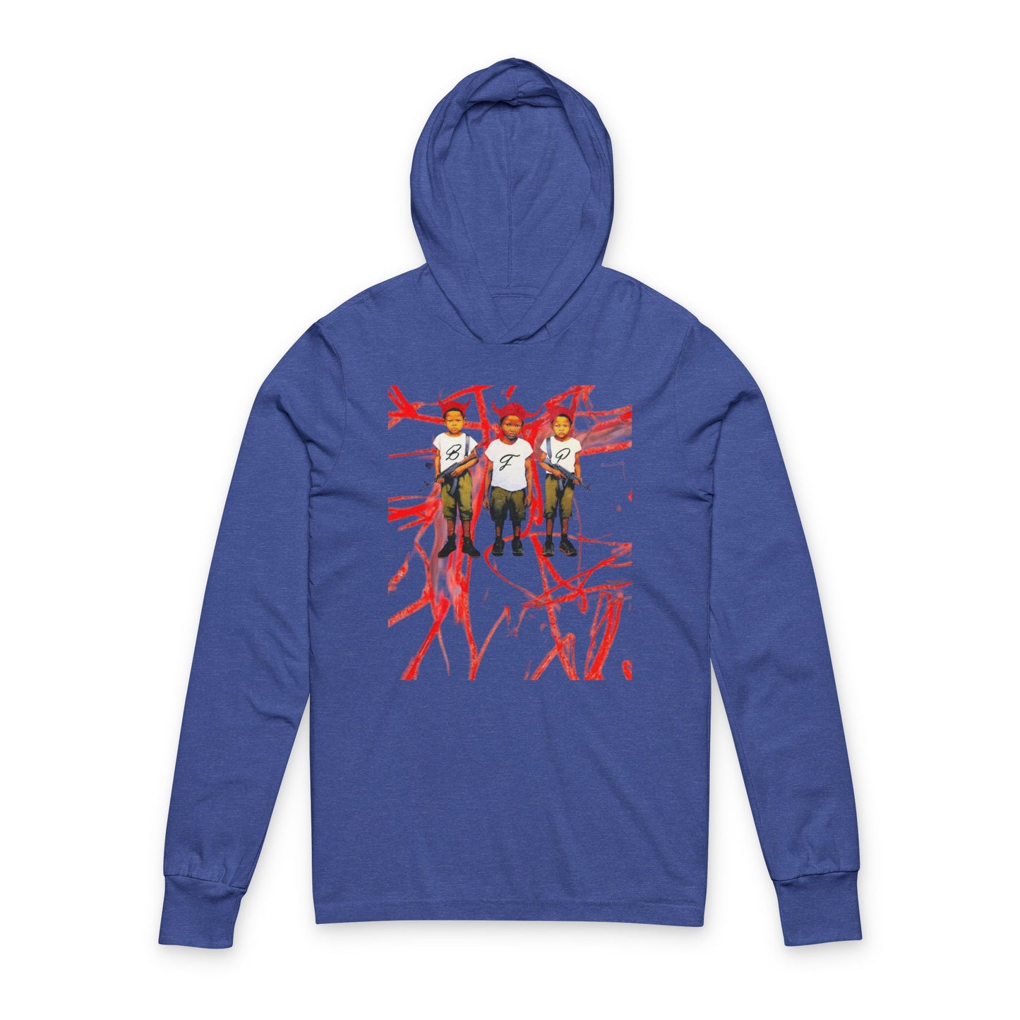Red splatter Hoodie
